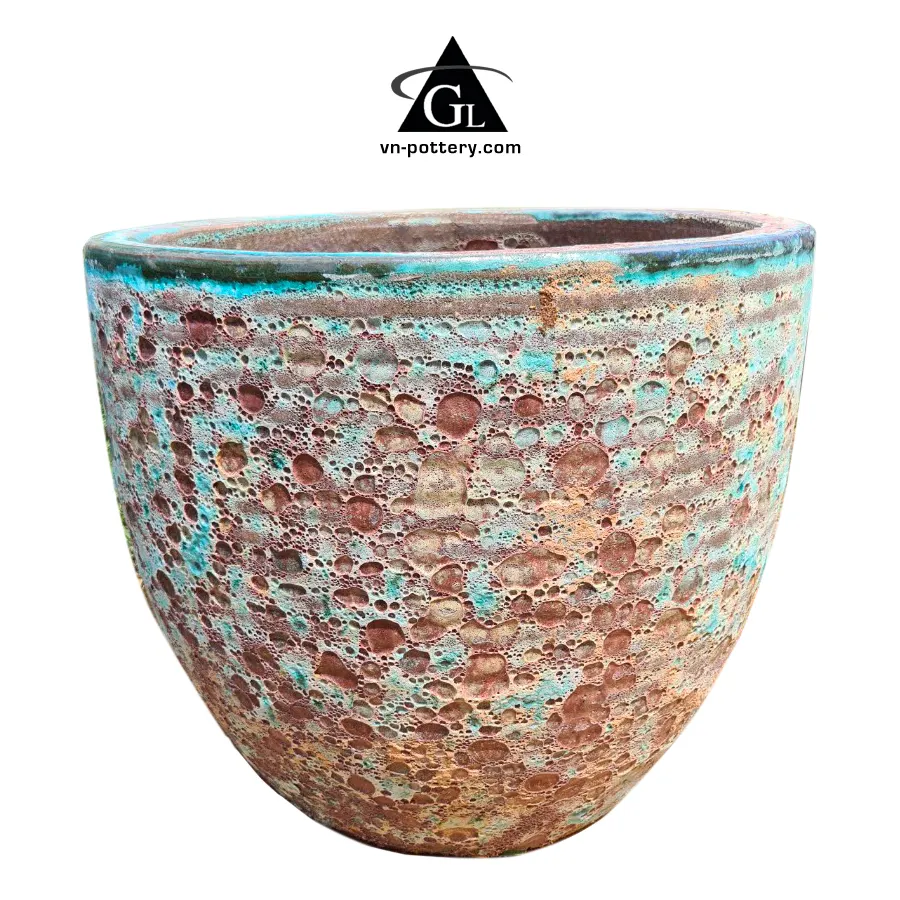 [wholesale] Sea Foam pots - Atlantis pots (jar,vase,urn,bottle,bucket,hanging)- Old stone planter - Rustic&Ocean rock