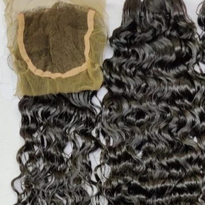 <strong>Remy</strong> Double Drawn Closure 4X4 and 4X5 in Tight Curly Wholesale Virgin Hair Vendor Atlanta Hair Vendor Free Sample Hair Clip Ins - Product Image 2