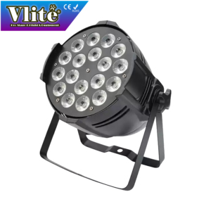 18 X 10W 5-in-1 <strong>LED</strong> PAR Spotlights RGBWA UV White Projection Lights with Wireless <strong>DMX</strong> <strong>Control</strong> <strong>for</strong> Hotel 12V Power - Product Image 3