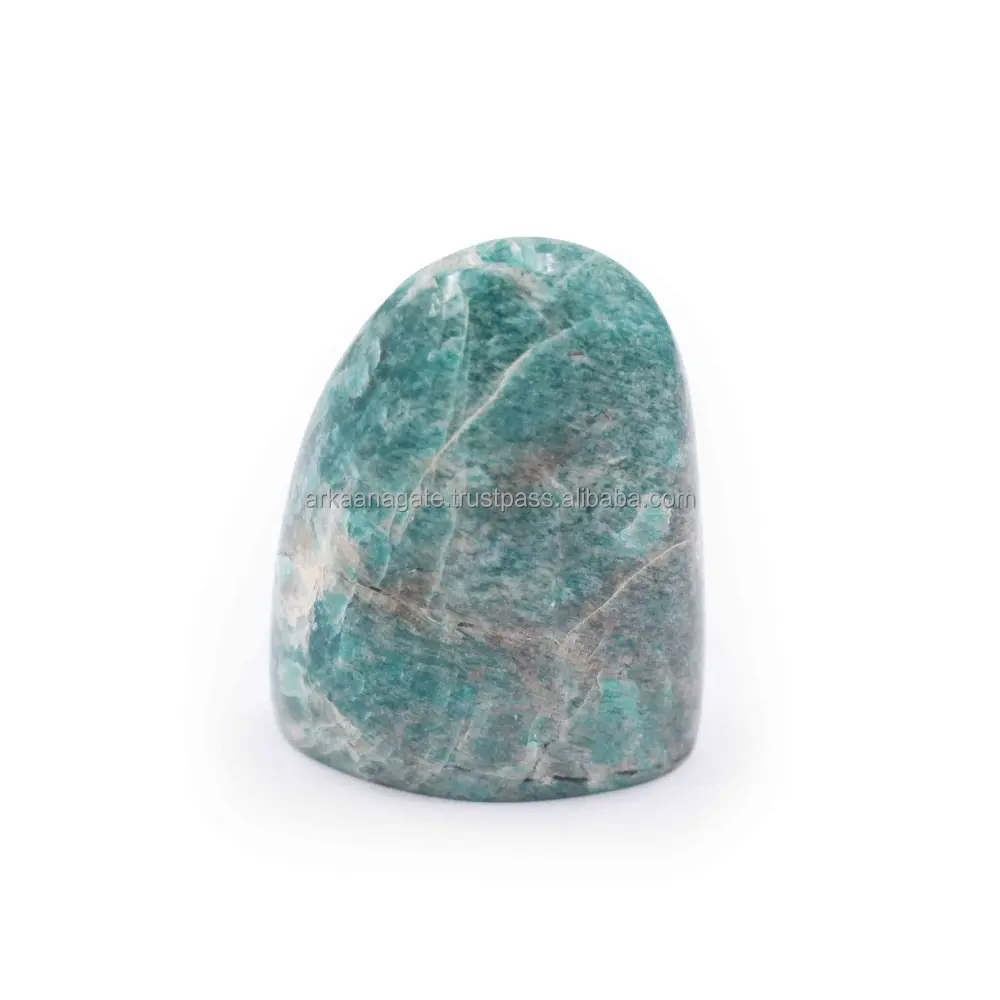 Forma all'ingrosso vendita calda pietra preziosa Amazonite roccia lucidato a mano lucidato fatto a mano sole per la vendita