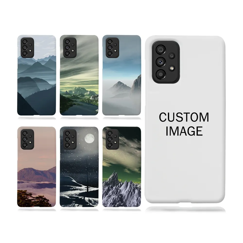 Funda mate 3D para Samsung A Series, carcasa de teléfono en blanco con sublimación para Galaxy A13, A23, A33, A53, A73, 5G, A03, Core, 5