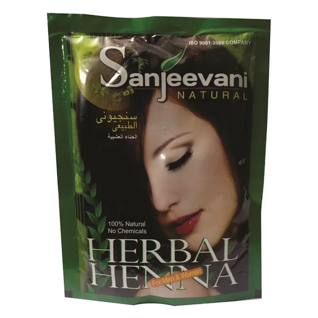 Натуральный травяной порошок хны-Бесплатный химический цвет для краски волос, травяной порошок хны, органический