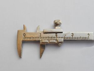 Taşınabilir ölçüm ölçme araçları Mini anahtarlık kaliperleri özel simülasyon modeli slayt cetvel sürmeli dijital kumpas M 0-40mm - Product Image 3