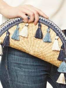 HOT SALE 2021 NATURAL WATER HYACINTH CLUTCH BAG/ STRAW CLUTCH BAG NEW STYLE for WOMEN FROM VIETNAM//<strong>Rachel</strong>: +84896436456 - Product Image 4