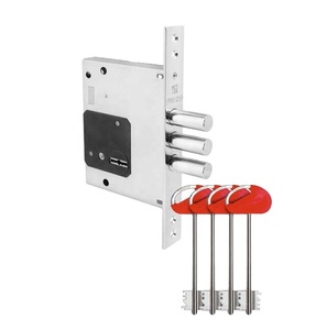 Euro tipi anahtar kolu kapı kilidi giriş kapıları - Product Image 1