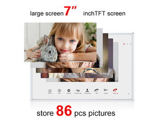 High Performance 2-way Video <strong>Intercom</strong> Video Portero <strong>Intercom</strong> with Visitor Photo Memory for 2 Rooms - Product Image 4