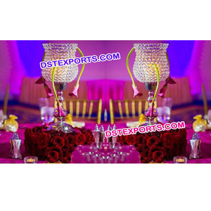 Peça Central do casamento de Cristal de Cristal Lâmpada de Cristal Peça Central do Casamento Decoração