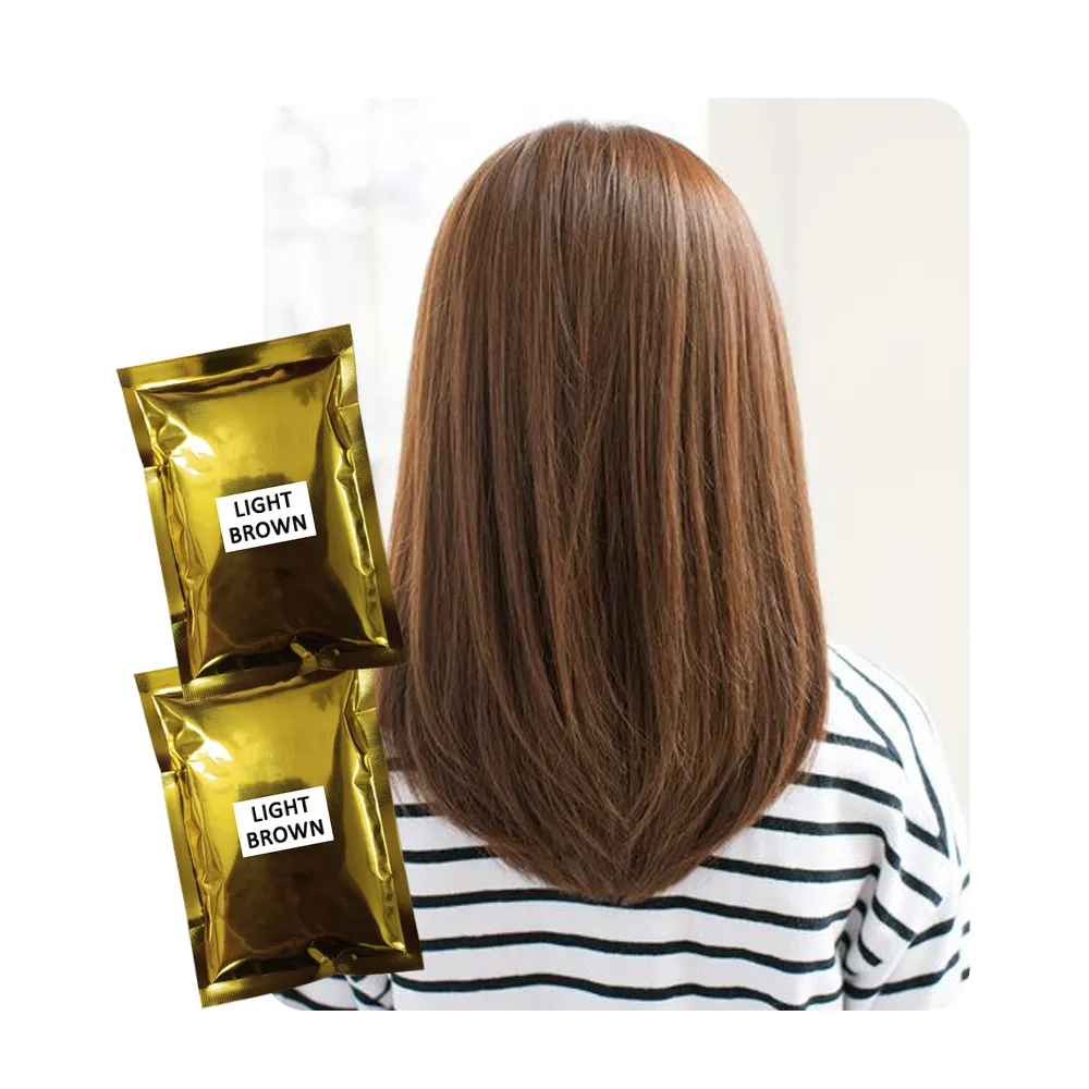 Rajasthani esportatore di Mix organico setoso a base di erbe marrone chiaro hennè colore dei capelli in polvere forma tintura per capelli 100% hennè di qualità pura