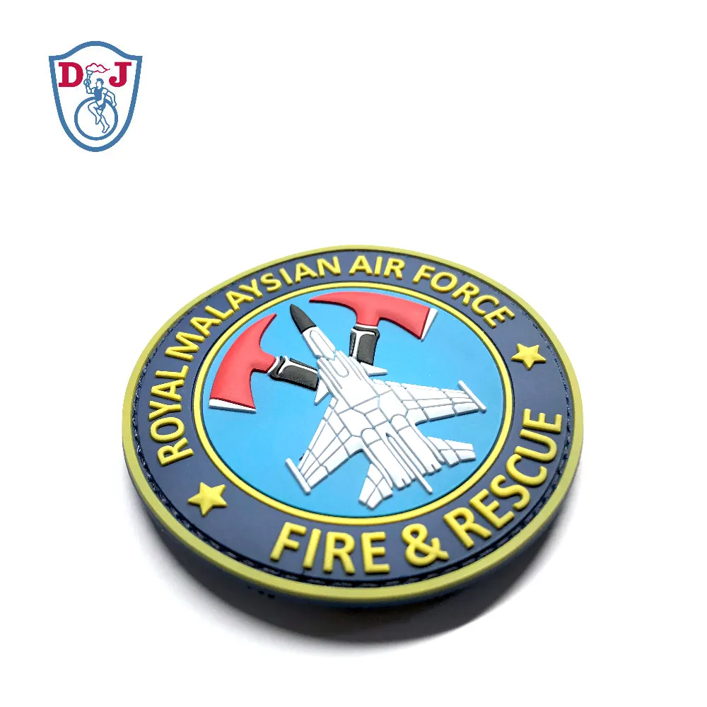 3D PVC Distintivo di Gomma Emblema logo Personalizzato di patch