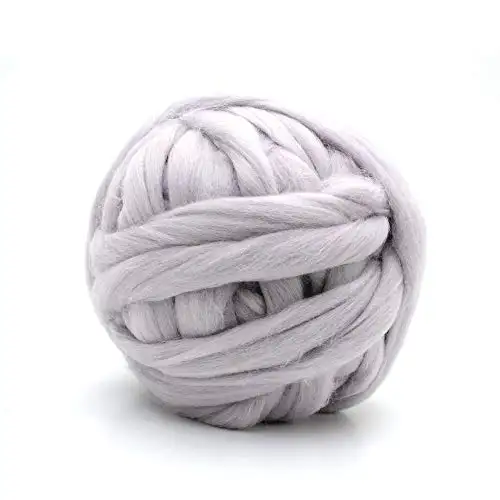 Super Soft Chunky 100% Wool Yarn Hand Knitting Blanket and Needle Felting Craft Merino Wool Yarn thick merino wool yarn
