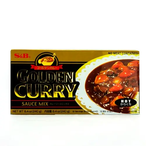 Single Spices & Herbs Dried CUBE Box Packaging Sauce Mix (DC005) SB GOLDEN CURRY with No Meat Contained