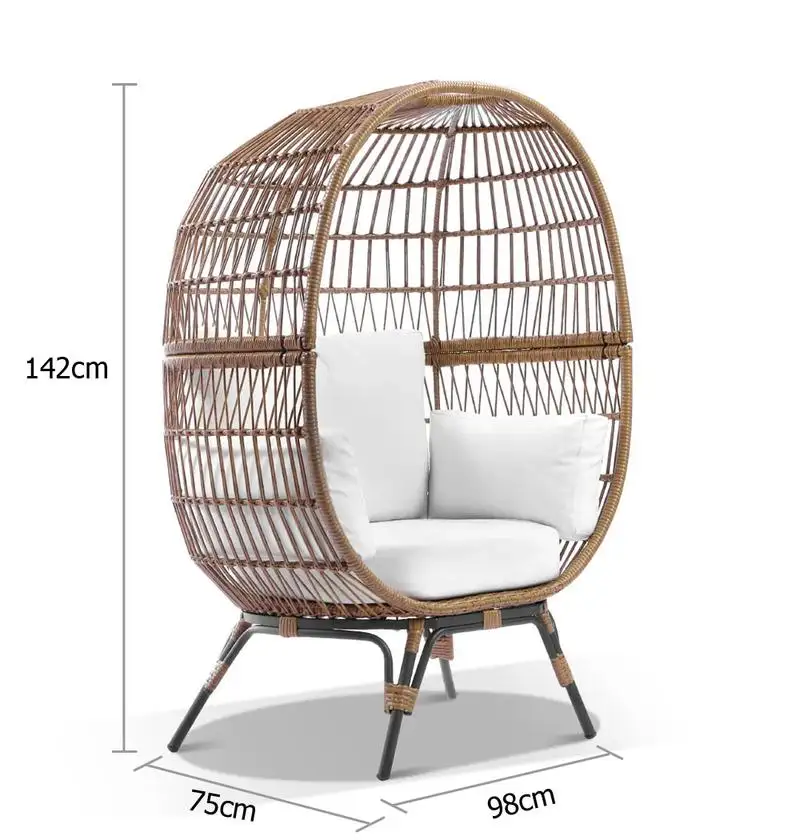 Buiten Rotan/Rieten Stoelen Meubels Eetkamerstoel Huismeubilair Asia Rotan Tuinstoelen