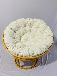 Endonezya'dan yastık ile doğal rattan papasan sandalye - Product Image 2