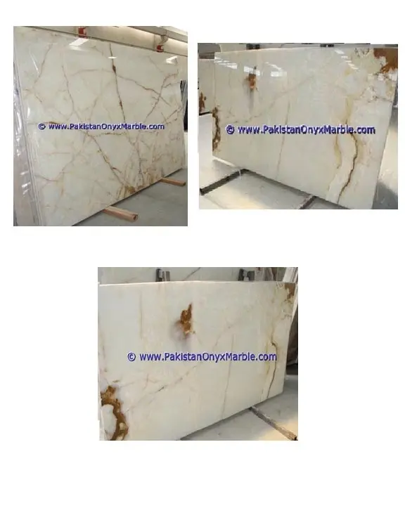 Translucent Snow White Onyx Slabs, Backlit Pure White Onyx