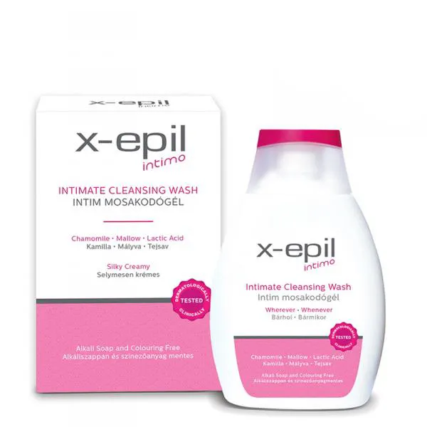 X-Epil Intimo nettoyage intime 50ml 250ml 400ml Lavage féminin Ph Balance Savon de soin vaginal Produit d'hygiène féminine intime