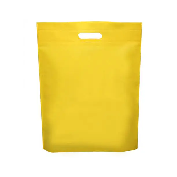 バングラデシュメーカー環境にやさしいショッピングリサイクル生地カスタムデザイン不織布バッグDカット不織布バッグ