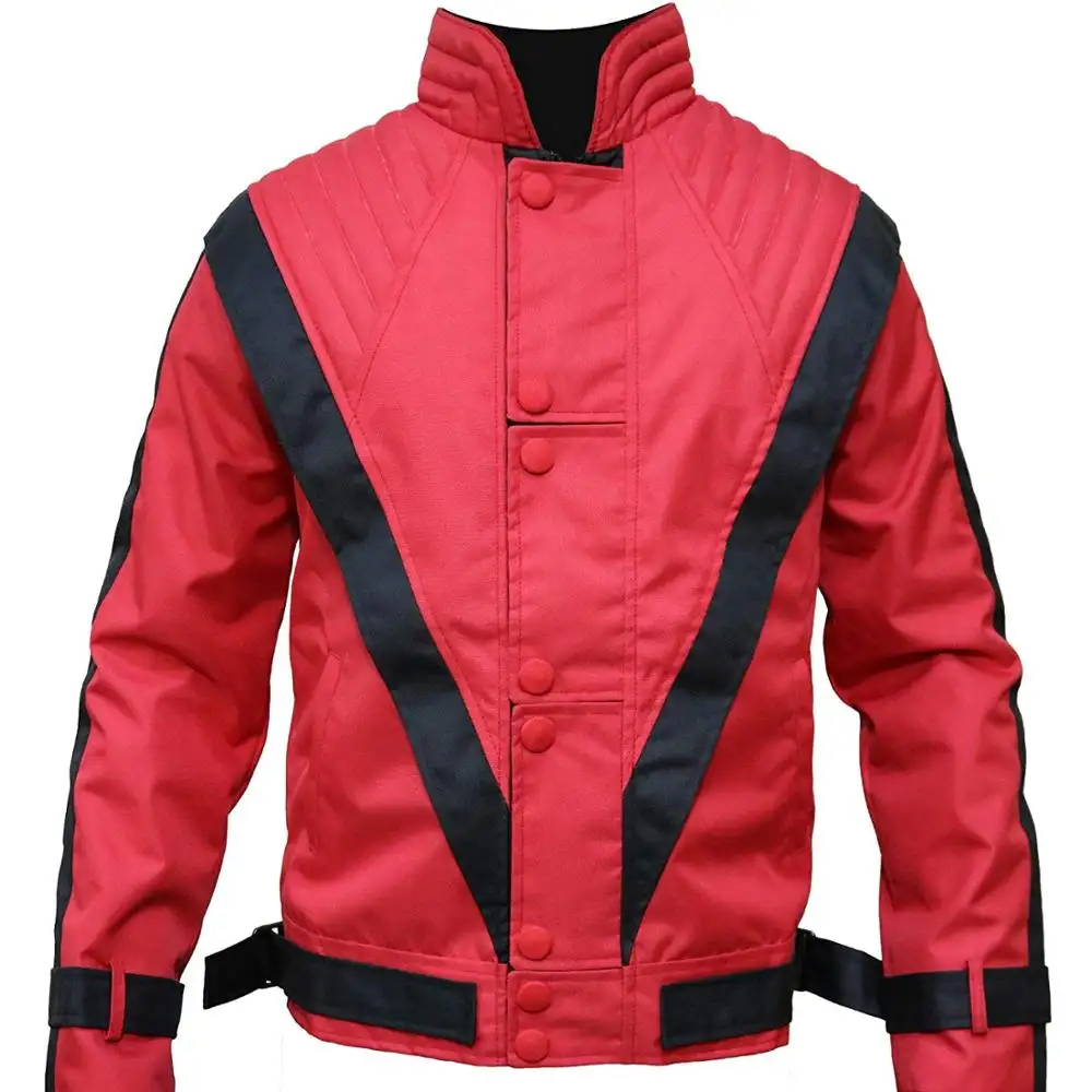 Cordura/ Jackets-Áo Khoác Màu Đỏ Michael Jackson Thriller, XXS Đến 3XL