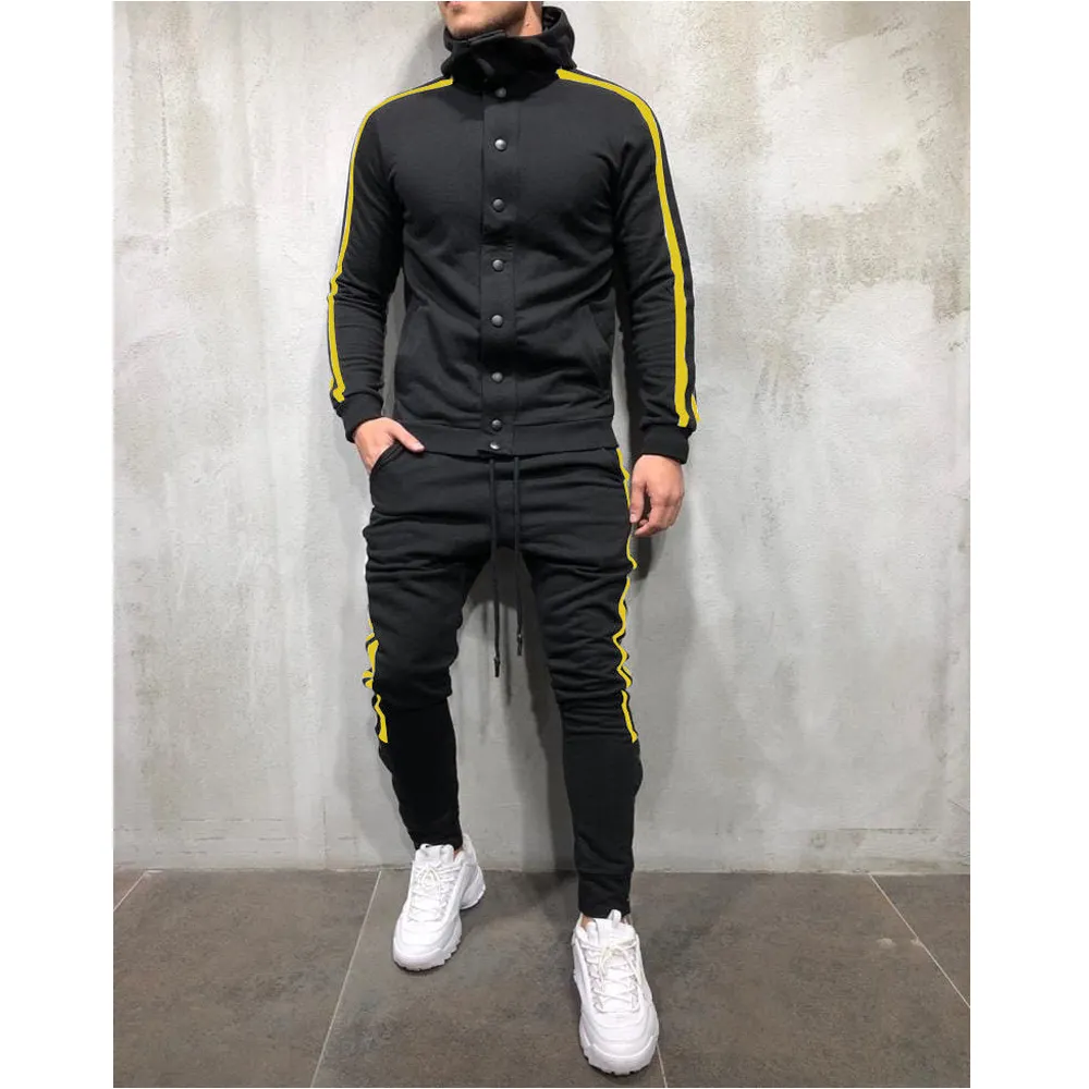 Men Tracksuit Jogging Bottom Sweat Suit Trousers Sport Hoodie Top Coat Pant By Lazib Sports