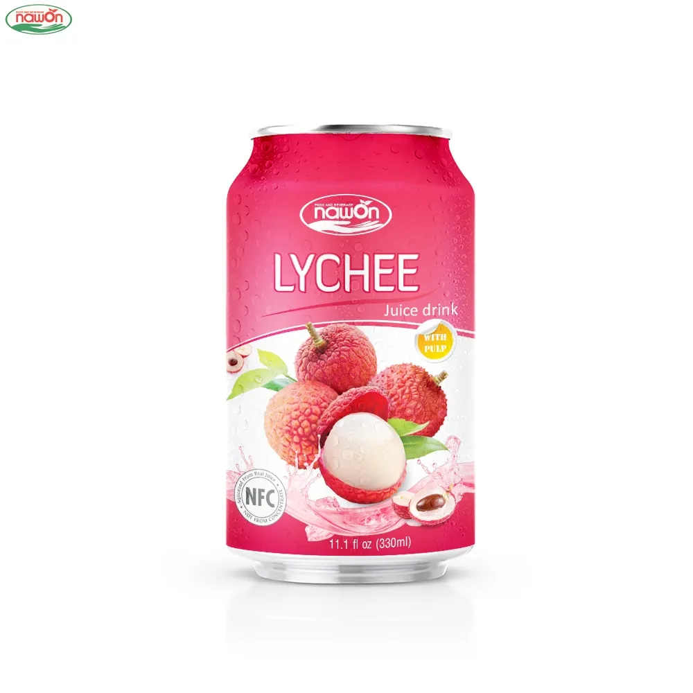 Lanbenon — boîte de sucre vera en boîte, 330ml, jus d'aloe, litchi, équilibré, pression artérielle