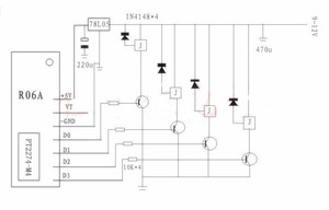 Taidacent-transmisor y receptor Rf de 5 voltios, Kit de Control remoto PT2272-M4, código fijo, 433mhz, 315mhz