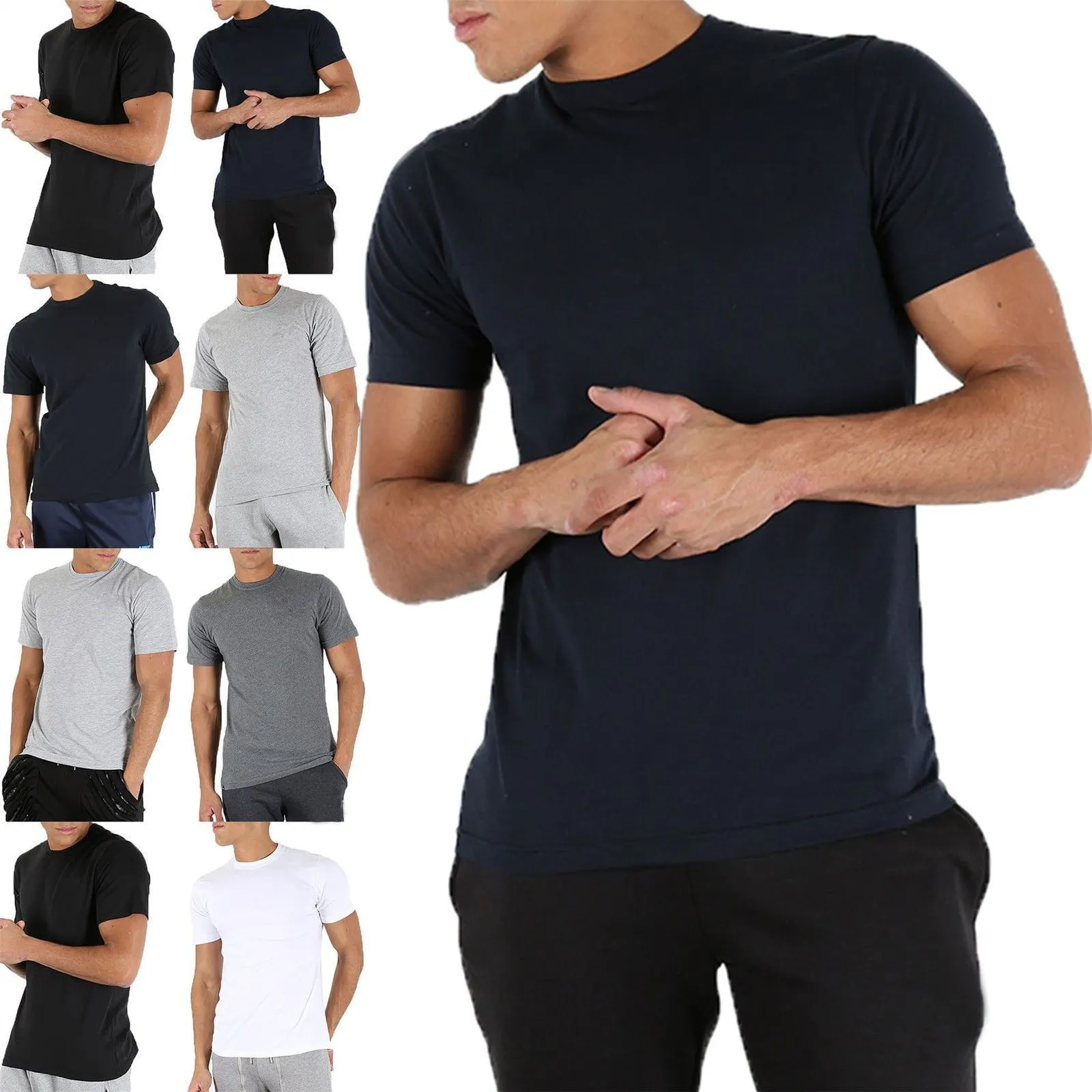Hochwertige Sommer-T-Shirts für Herren Kurzarm-Training Outdoor-Mode T-Shirts individuelles Herren-T-Shirt