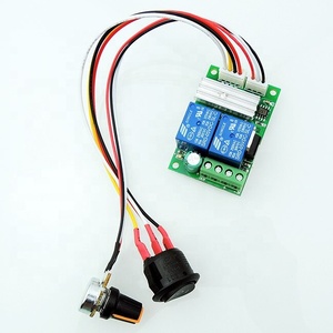 Nacheinander DC6-24V 3A <span class=keywords><strong>PWM</strong></span> Motor drehzahl regler DC-Elektromotor Rückwärts-Vorwärtsstromkreis-Motor umkehr relais mit Druckknopf