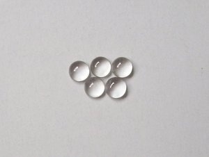 6ミリメートルNatural Crystal Quartz Gemstone Loose Round <span class=keywords><strong>Cabochon</strong></span>