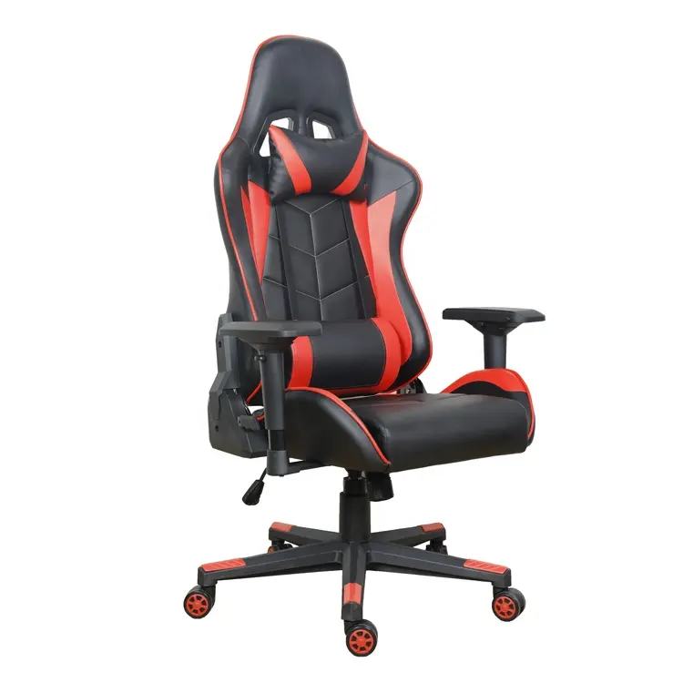 Silla – chaise de Gaming rouge avec Support lombaire, chaise de bureau moderne et contemporaine