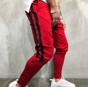 Erkek Joggers rahat pantolon spor erkekler spor eşofman altları sıska pantolon kırmızı spor salonları Jogger 2022 bangladeş - Product Image 6