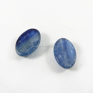 Doğal kiyanit 11x7mm Oval Cabochon 4.3 Cts gevşek taş IG3438
