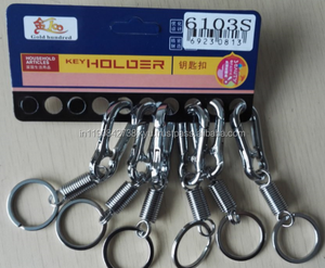 พวงกุญแจยาง,พวงกุญแจหนัง,ผู้ถือกุญแจโลหะพร้อมวงแหวนคู่ Earpick