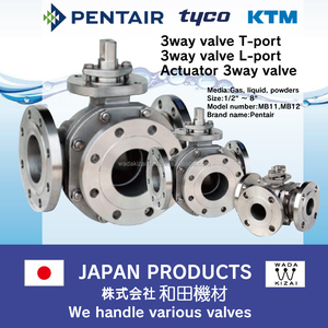 高セキュリティおよびTポートLポートウォータープラグバルブ3方向バルブPENTAIR KTM産業用よろしく、Wada Katsumi - Product Image 2