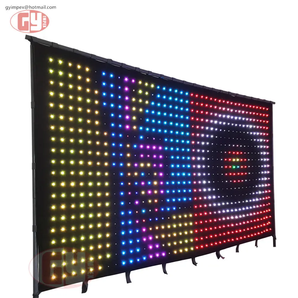 P90 Led 비전 천/led 커튼 웨딩/이벤트 장식