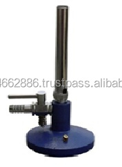 Bunser צורב מעבדה מכשירים צינור 12.5mm קוטר בסיס 75 mm קוטר גובה כולל 150mm. מחבר 10mm.