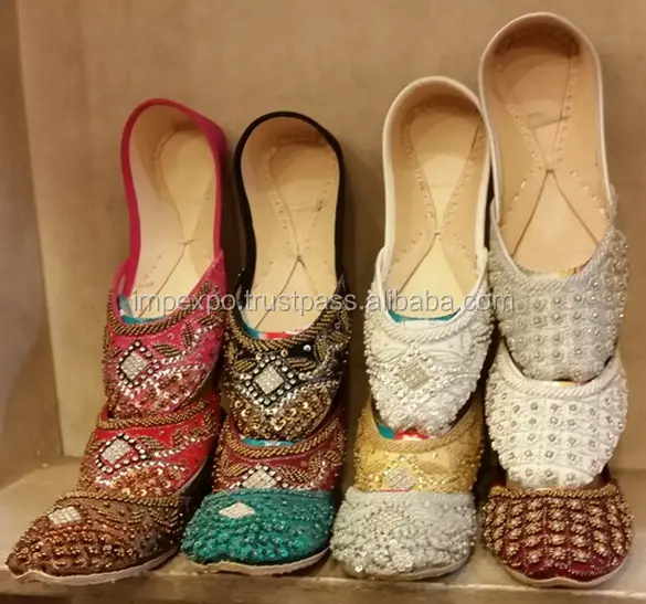 Le più vendute Pakistani Khussa paia di scarpe/scarpe khussa da donna/Pakistani khussa