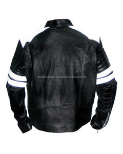Fight Club Style Genuine Leather <strong>Jacket</strong> - Product Image 4