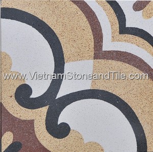 Encaustic בטון בעבודת יד אריחי טרצו גימור אנטי החלקה יכולת כדי לעזור את ריצוף רצפת לא להיות מכוסה מוס מוס - Product Image 3