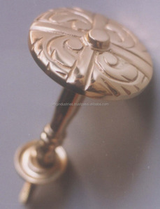 OMG các ngành công nghiệp trang trí rosettes Tie trở lại Brass Rèm xử lý cho Cửa Cửa sổ thép nhôm kẽm sắt kim loại cửa sổ xử lý - Product Image 2