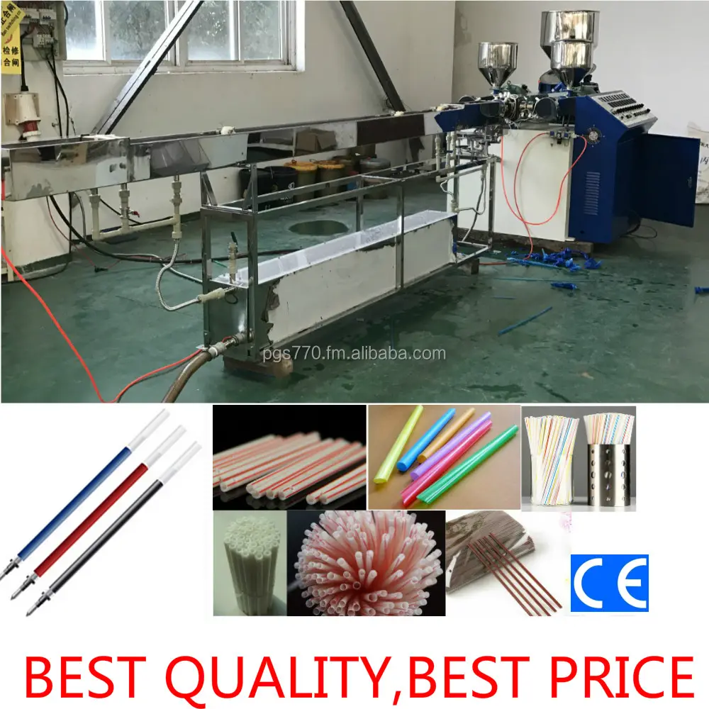 HOT SALE 2017 new PE ball point pen refill and coffee sticks and cotton swab sticks making machine