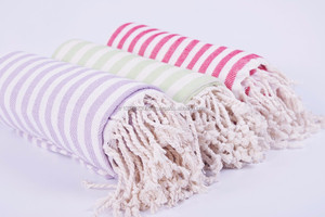 Fouta PeshtemalトルコタオルPestemal Hamamタオル卸売ブランケットトレンディなビーチタオル - Product Image 2