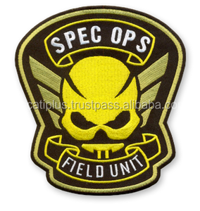OEM custom made <strong>embroidery</strong> or woven badges with customize sizing - Product Image 6