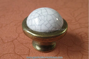 <strong>OMG</strong> Industries Modern Brass Kitchen Cabinet Knob Decorative Mortise Door Knob Handle Bedroom Hotel Living Room Dresser Drawer