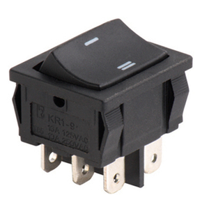 DPDT 6 P 16A/250Vacロッカースイッチ家庭用およびオフィス用の6ピンを備えたプレミアム16アンプロッカースイッチ
