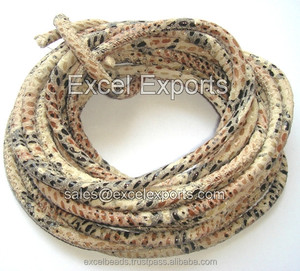 ジュエリー製造アクセサリークロスステッチナッパレザーコード3mm 4mm 5mm卸売業者Excel Exports