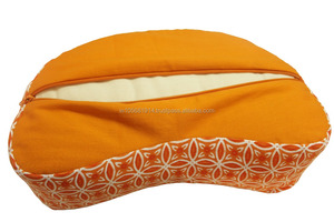 Crescent Zafu เบาะรองนั่งสมาธิสำหรับโยคะ,เบาะอินเดียดีไซน์ใหม่ - Product Image 4