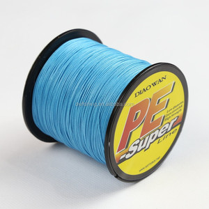 เอ็นตกปลาเหล็กถัก PE 6เส้นเอ็นตกปลาแบบถักสีฟ้า -- sunbang - Product Image 1