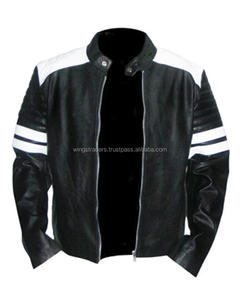 Fight Club Style Genuine Leather <strong>Jacket</strong> - Product Image 5