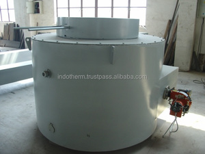 100 Kgs燃气工业炉自动熔化和保持坩埚与标准设备的金属应用 - Product Image 6