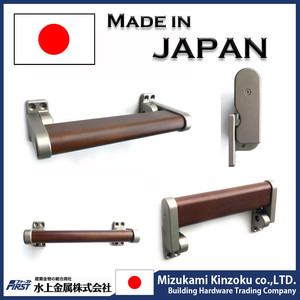可折叠短扶手日本制造的木栏杆和铸造支架 - Product Image 4