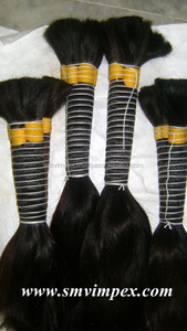 Doğal dalga toplu insan hair.100 100% işlenmemiş doğal hint tapınağı doğal kaliteli toplu hint insan saçı hindistan. - Product Image 4